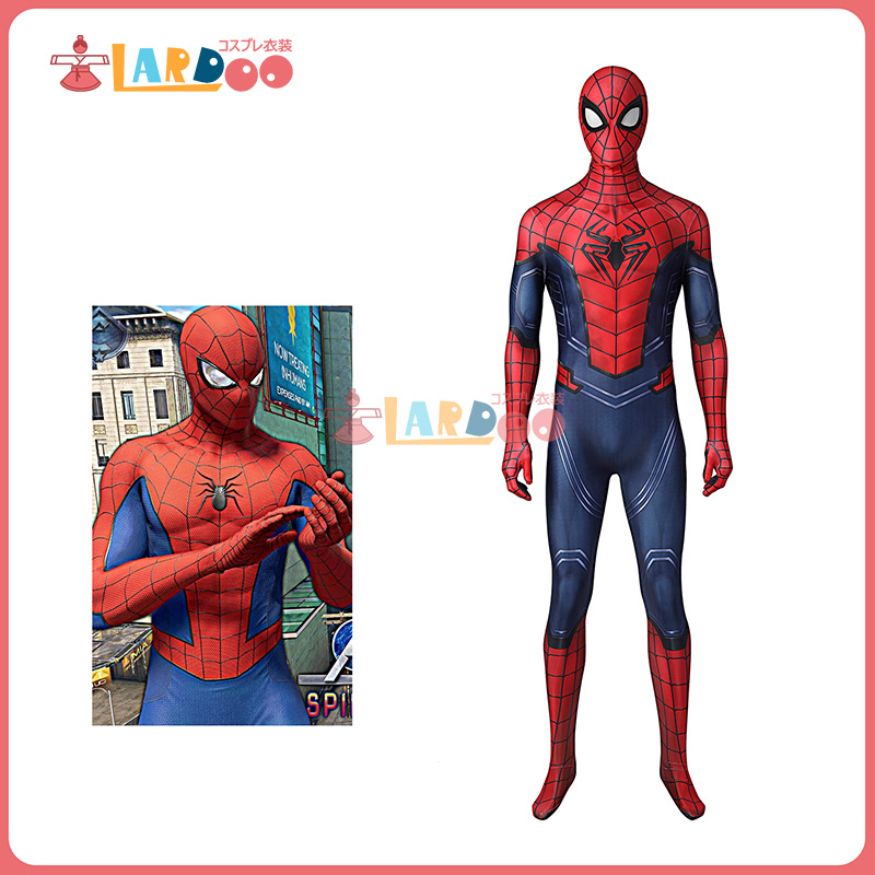 PS4 ゲーム Marvel's Avengers(アベンジャーズ) スパイダーマン Spider-Man ジャンプスーツ コスプレ衣装 コスチューム  cosplay