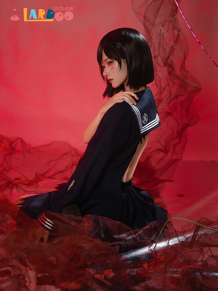 画像2: 【在庫あり】サイレントヒルf SILENT HILLf  深水 雛子 制服 コスプレ衣装 コスチューム cosplay (2)