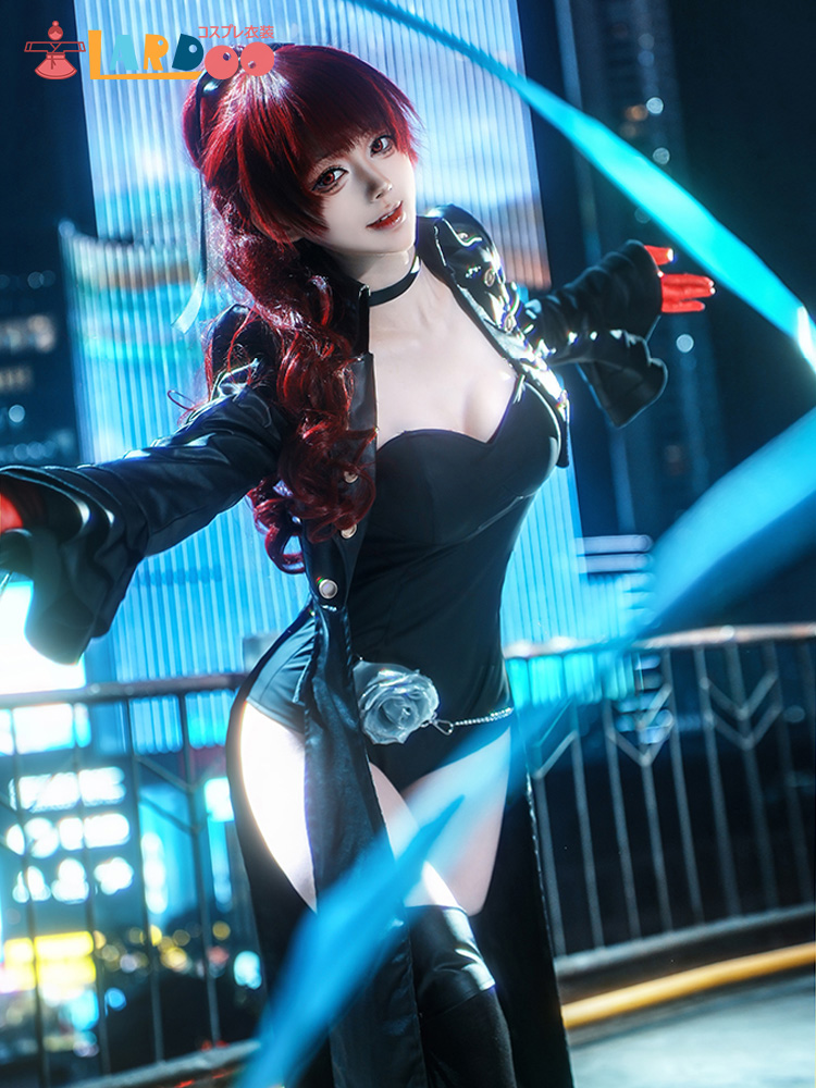 ペルソナ5 芳澤かすみ コスプレ衣装 ペルソナ5 芳澤かすみ 怪盗スーツ仮面付き コスプレ衣装