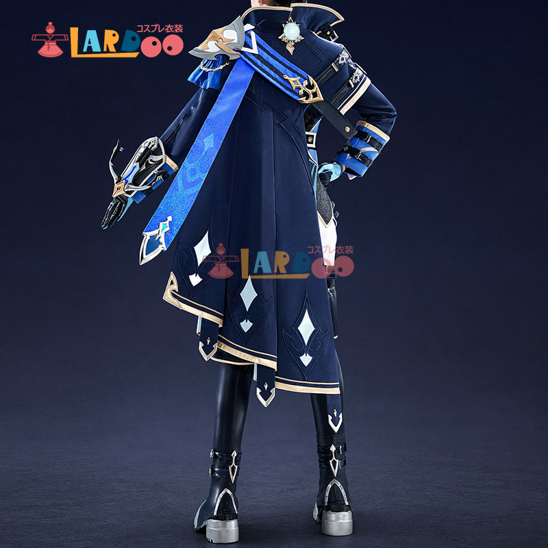 原神 Genshin ローエン-Lohen コスプレ衣装 金属パーツ版 靴カバー付き