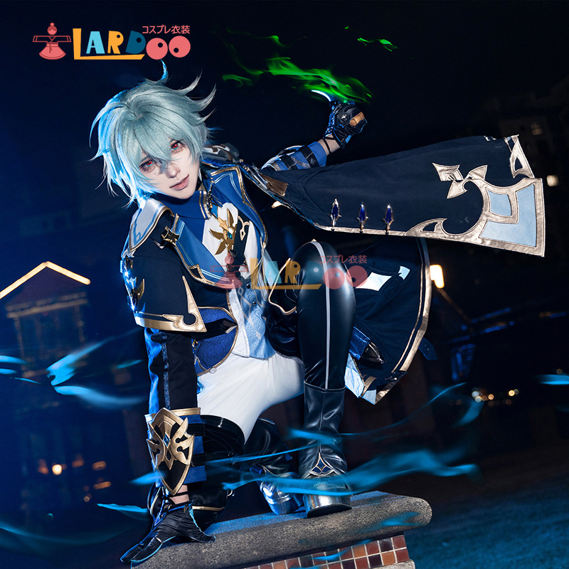 原神 Genshin ローエン-Lohen コスプレ衣装 金属パーツ版 靴カバー付き