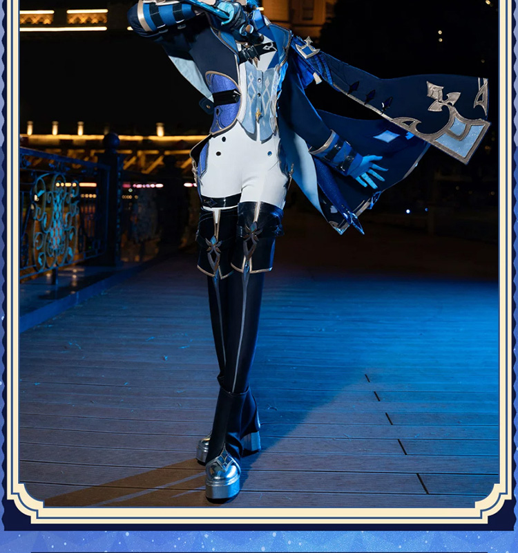 原神 ローエン コスプレ衣装 原神 Genshin ローエン-Lohen コスプレ衣装 金属パーツ版 靴カバー付き