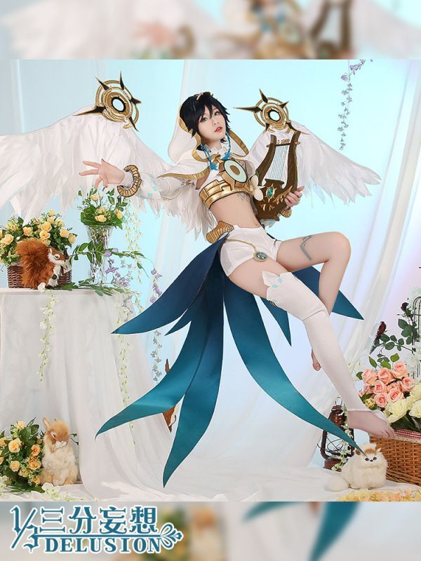 原神 ウェンティ 同人服 コスプレ 衣装 三分妄想 高級-