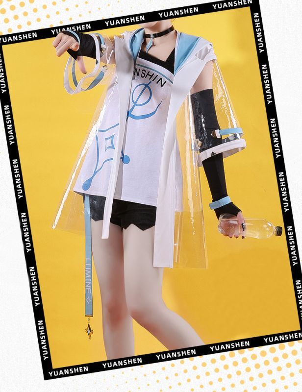 【三分妄想1/3Delusion】原神 Genshin 蛍-ほたる- Lumine 公式コラボ私服 コスプレ衣装 コスチューム